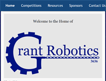 Tablet Screenshot of ghsrobo.com